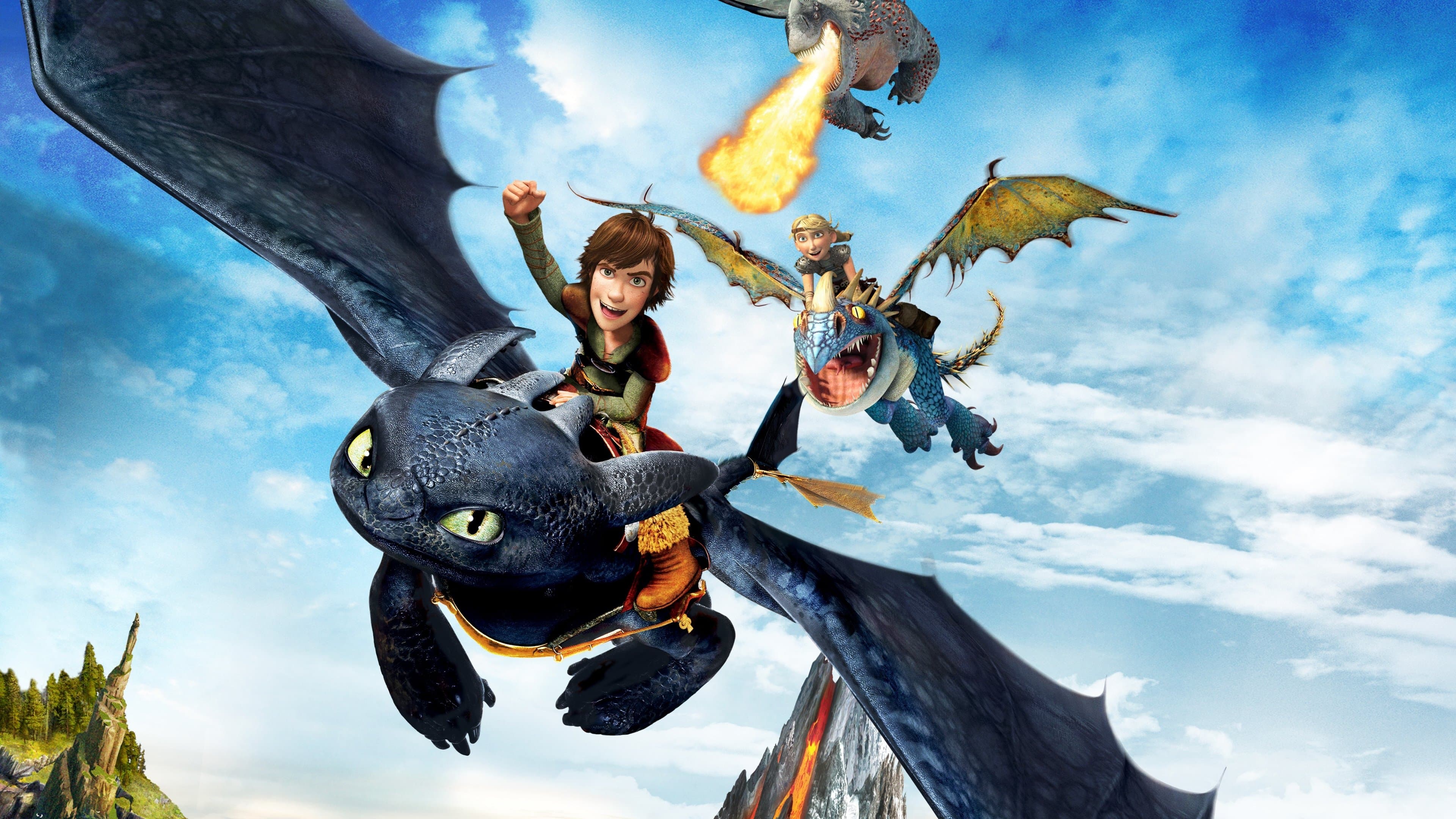movie poster for How to Train Your Dragon
