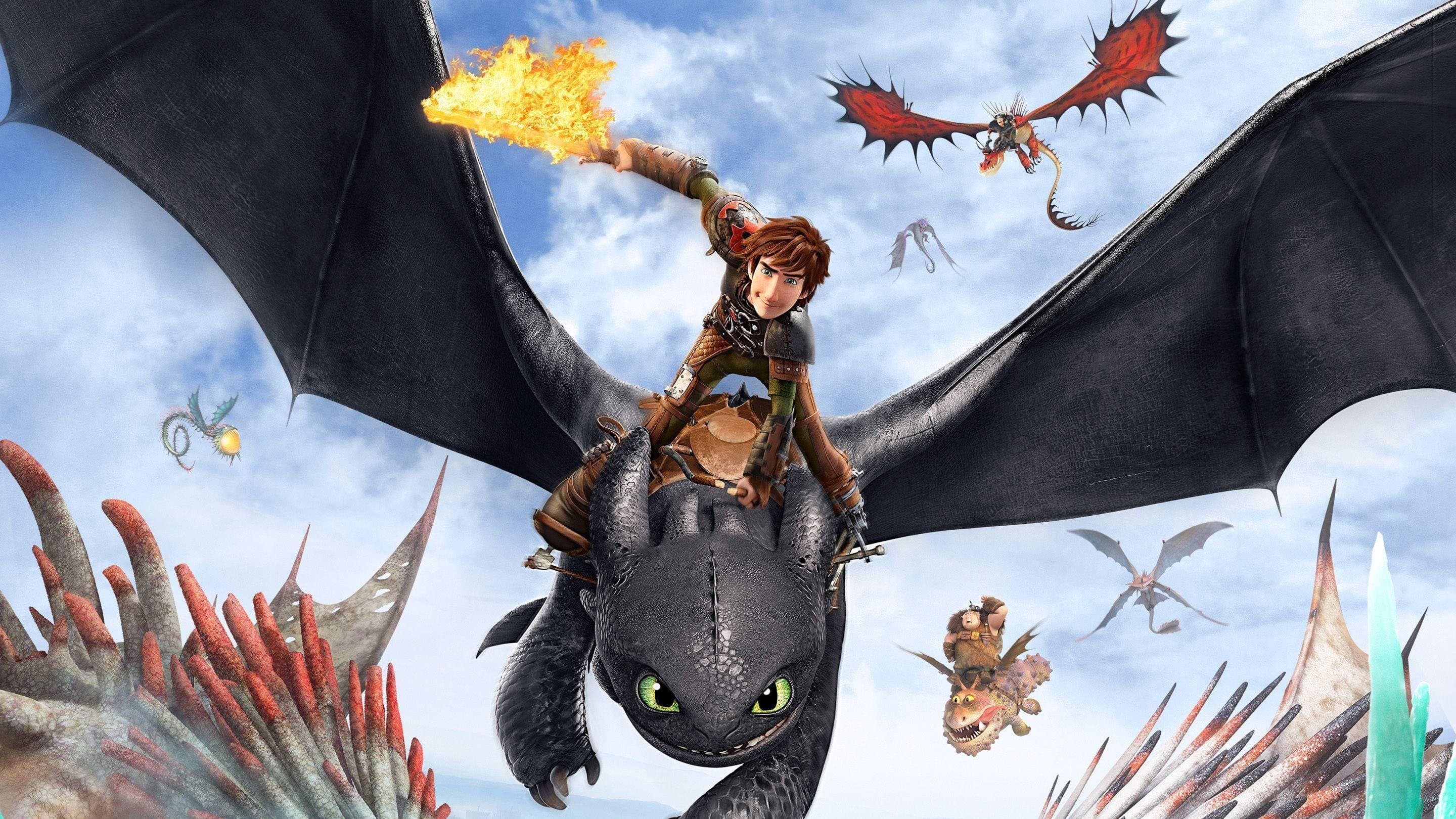 movie poster for How to Train Your Dragon 2