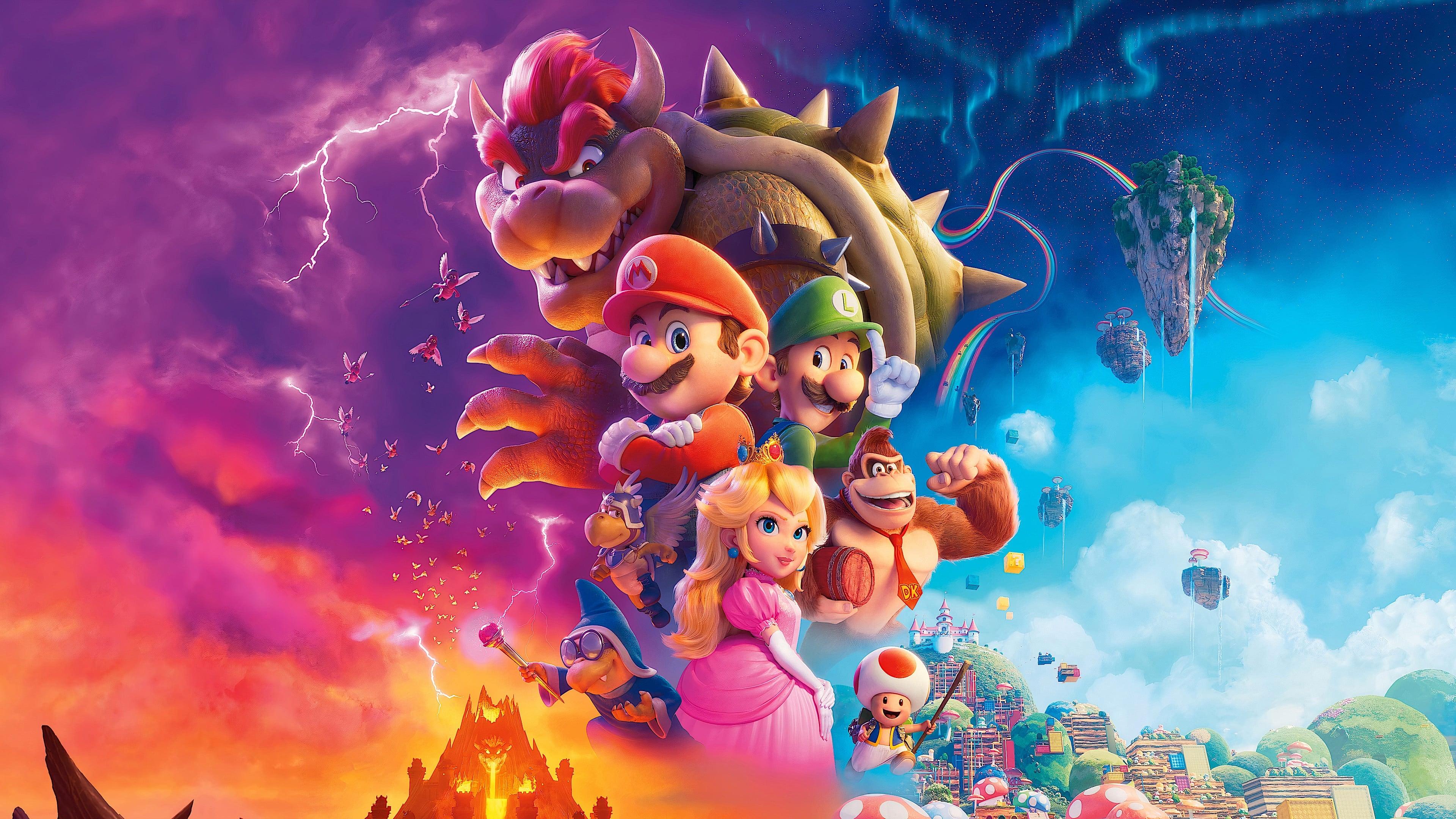 movie poster for The Super Mario Bros. Movie