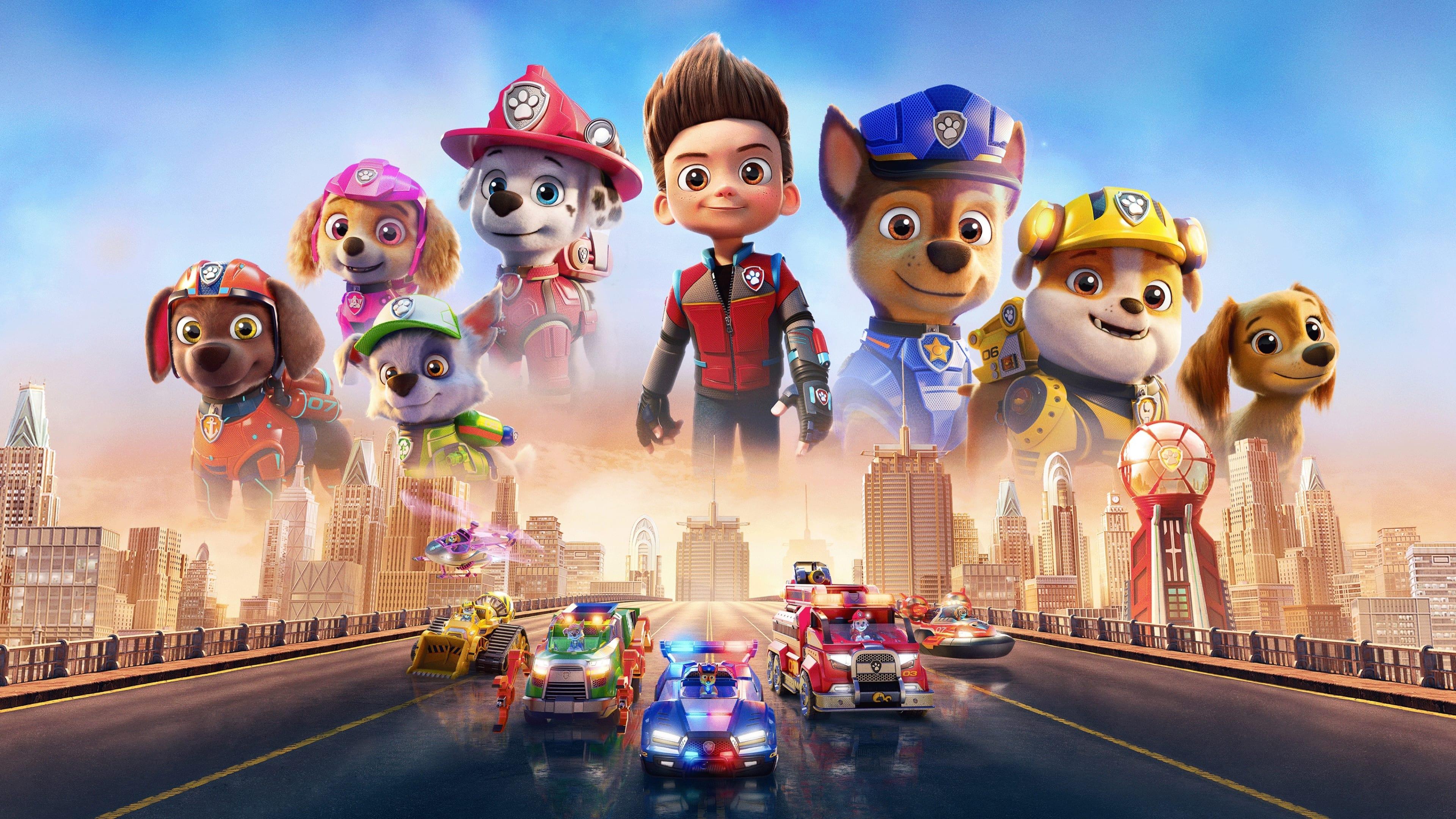 movie poster for PAW Patrol: The Movie