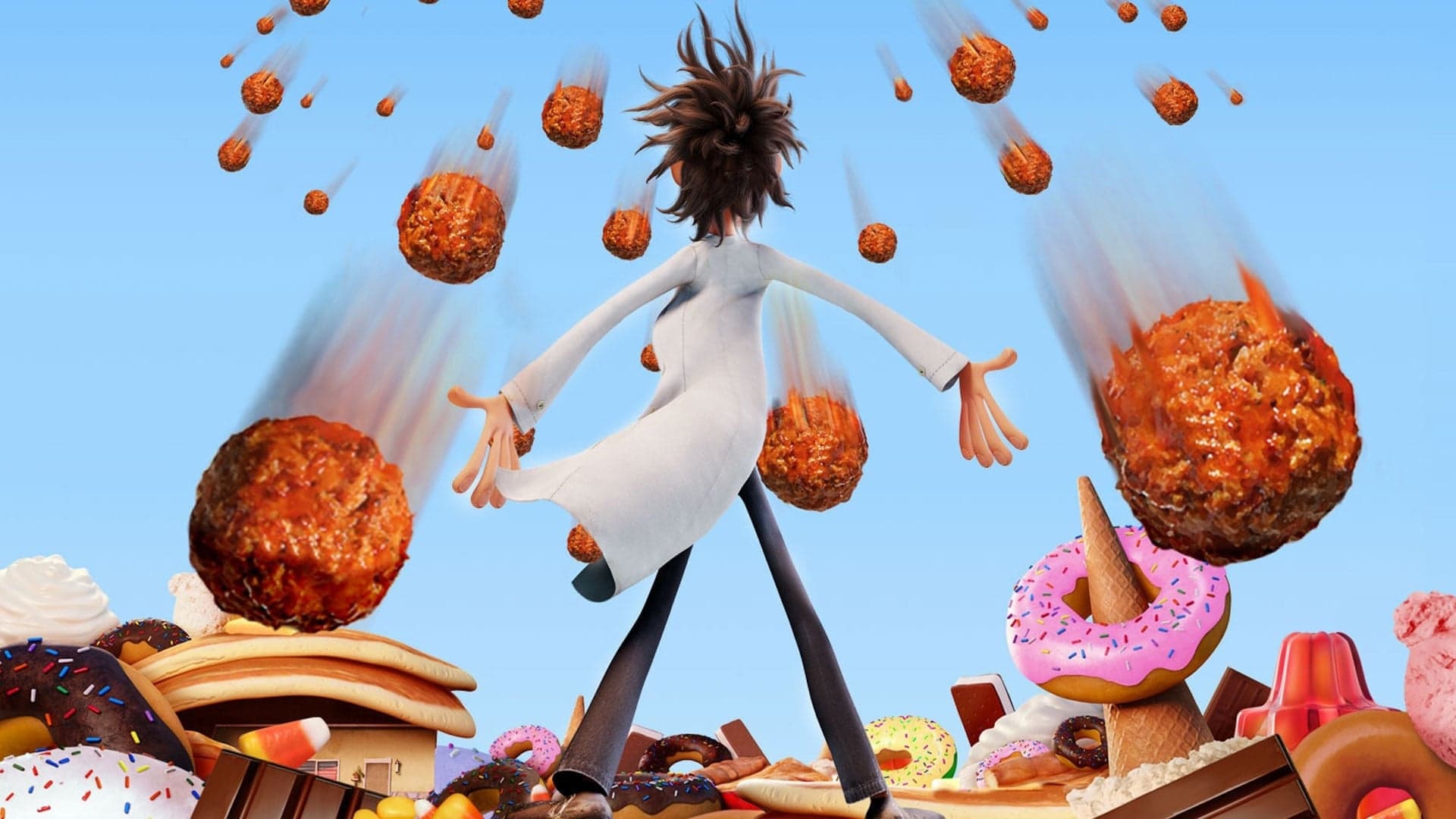 movie poster for Cloudy with a Chance of Meatballs