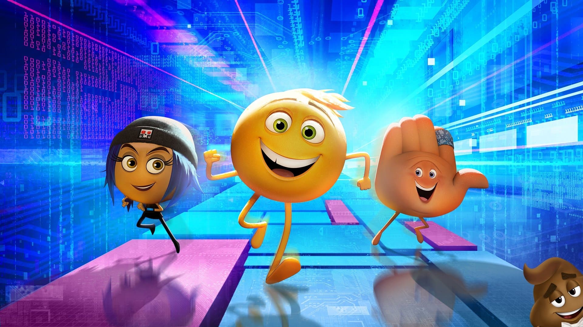 movie poster for The Emoji Movie