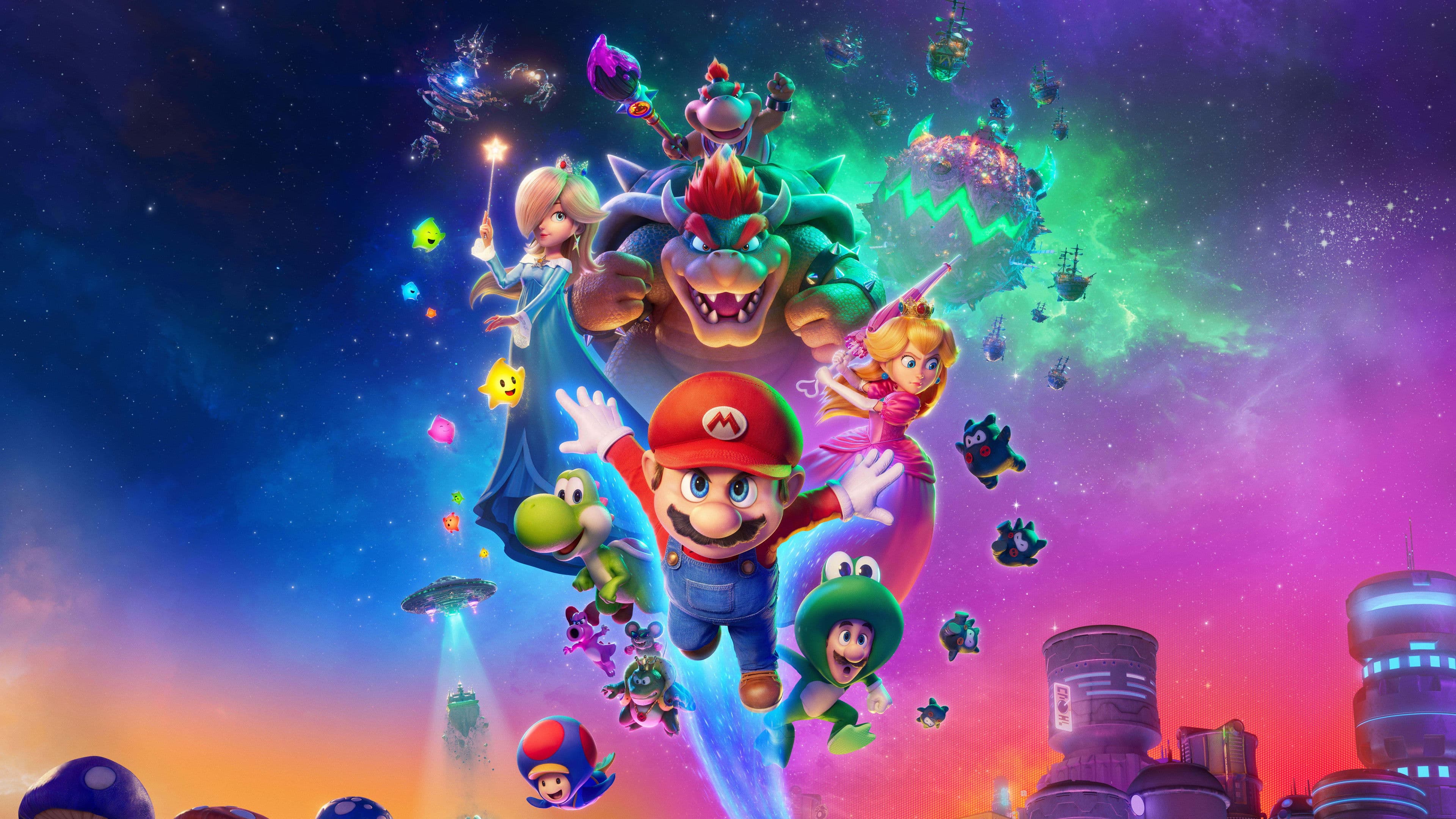 movie poster for The Super Mario Galaxy Movie