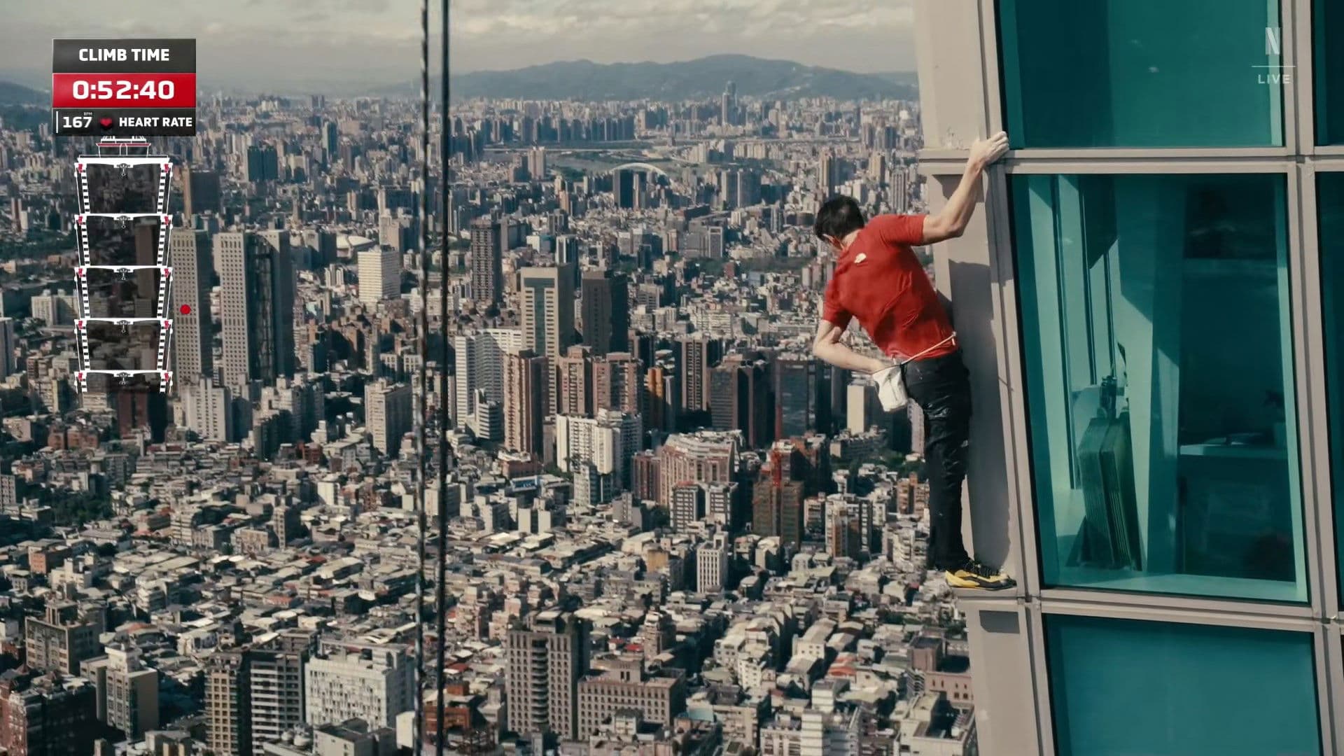 movie poster for Skyscraper Live