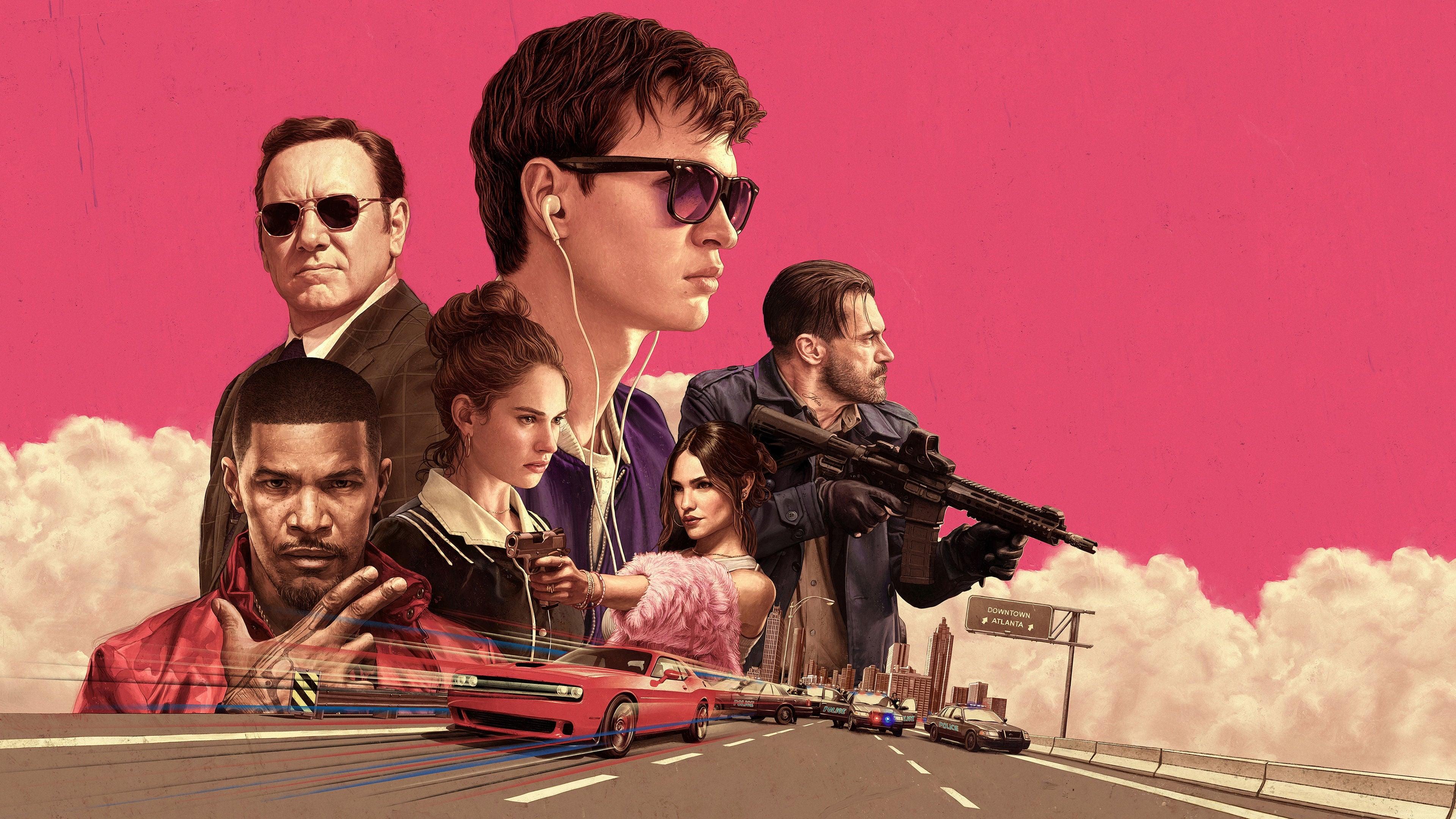 movie poster for Baby Driver