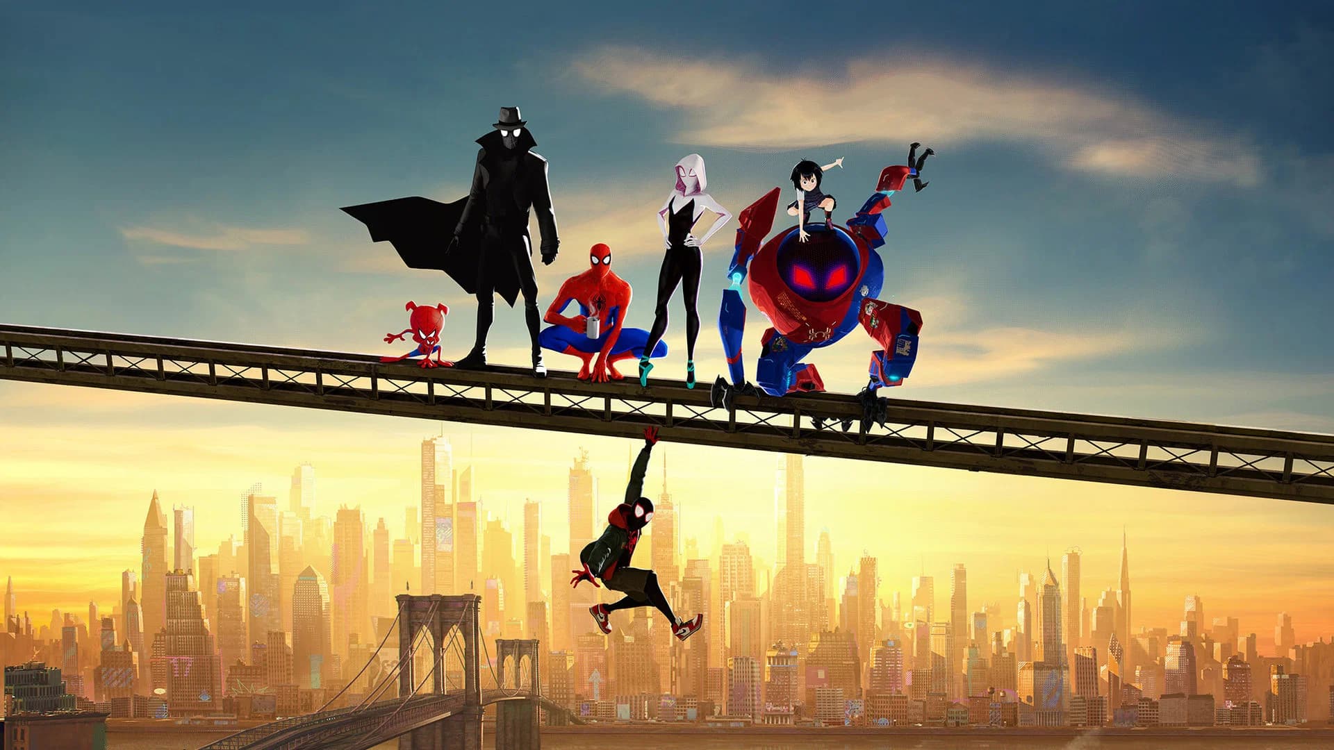 movie poster for Spider-Man: Into the Spider-Verse