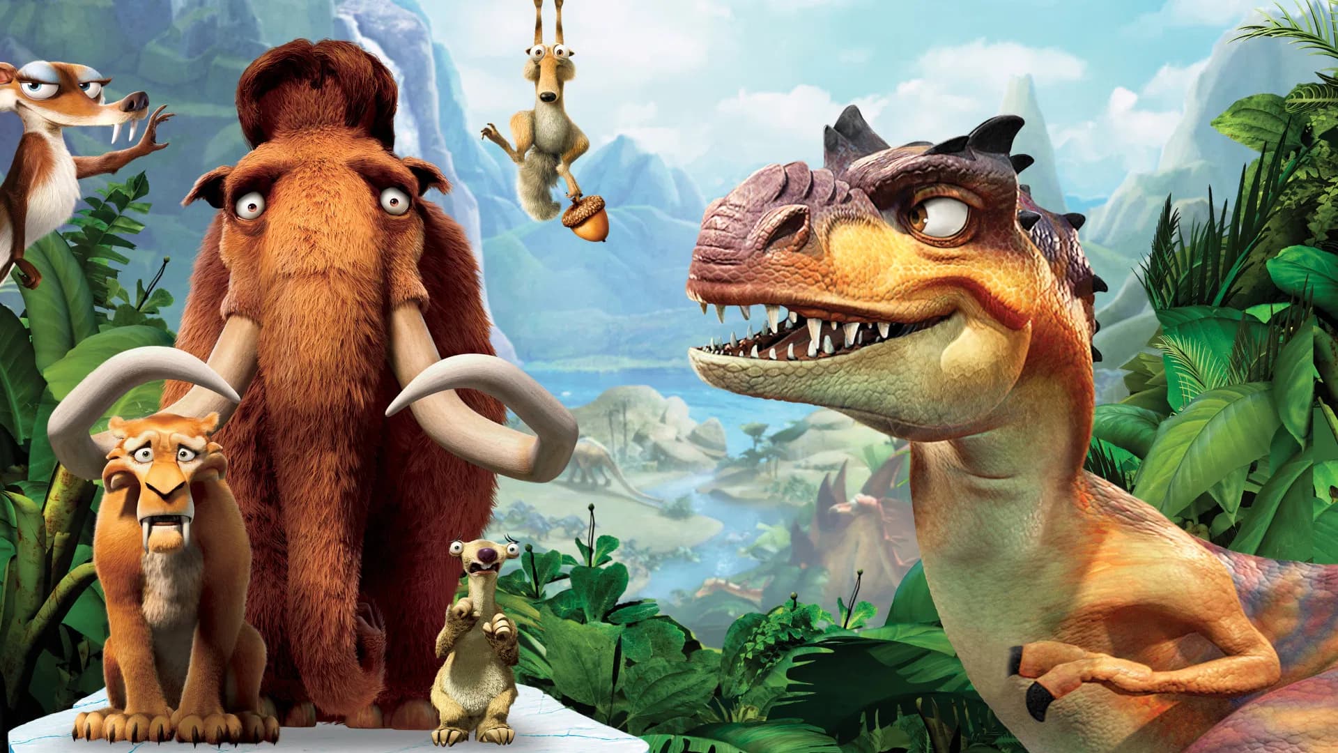 movie poster for Ice Age: Dawn of the Dinosaurs