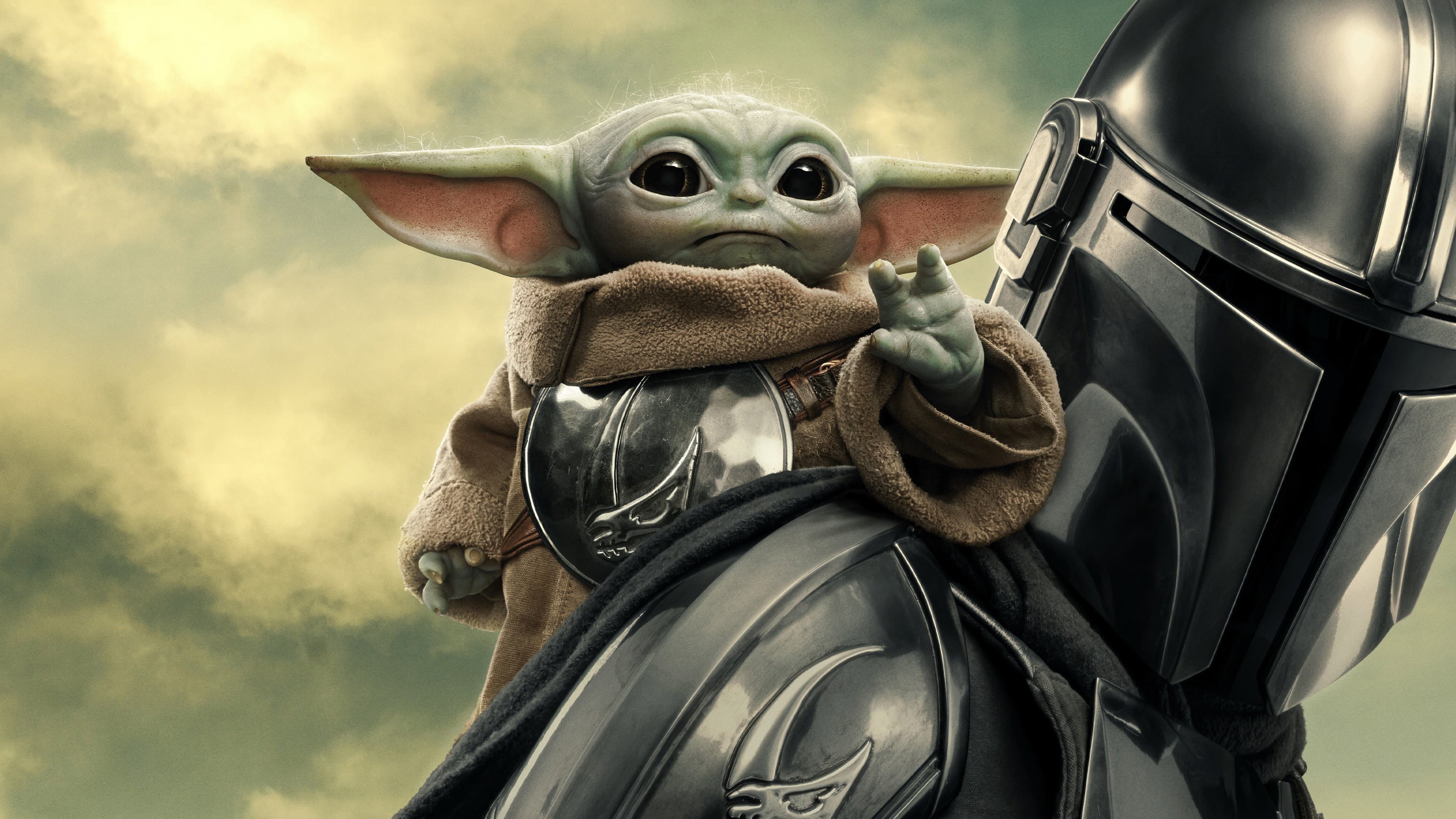 movie poster for The Mandalorian and Grogu